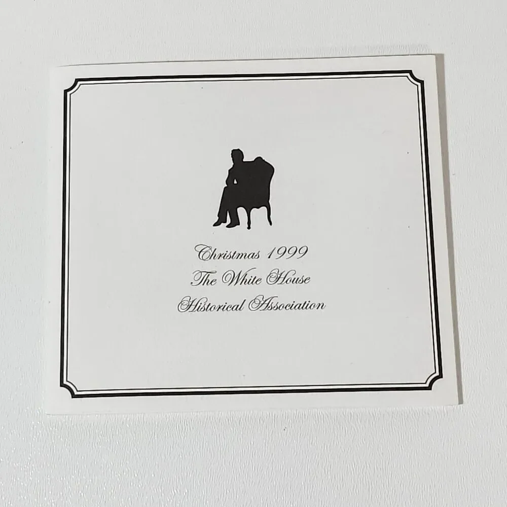 The White House Historical Association 1999 Christmas Ornament Abraham Lincoln